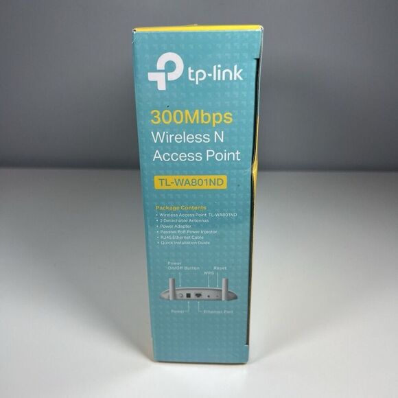 TP-LINK TL-WA801ND 300Mbps Wireless N Access Point AP Bridge Repeater Multi SSID - Picture 3 of 6